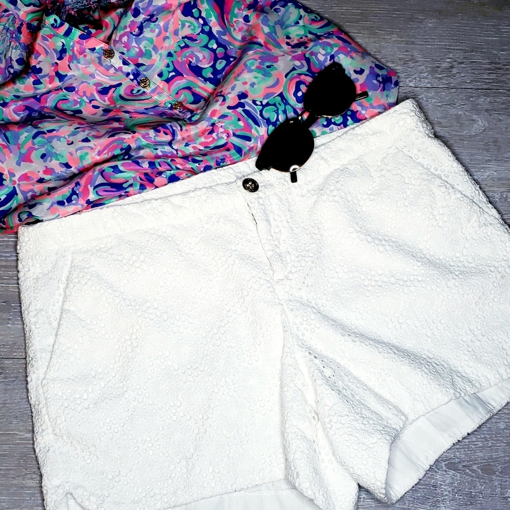 🌴🌸 Lilly Pulitzer Adie Eyelet Lace Short🌴🌸